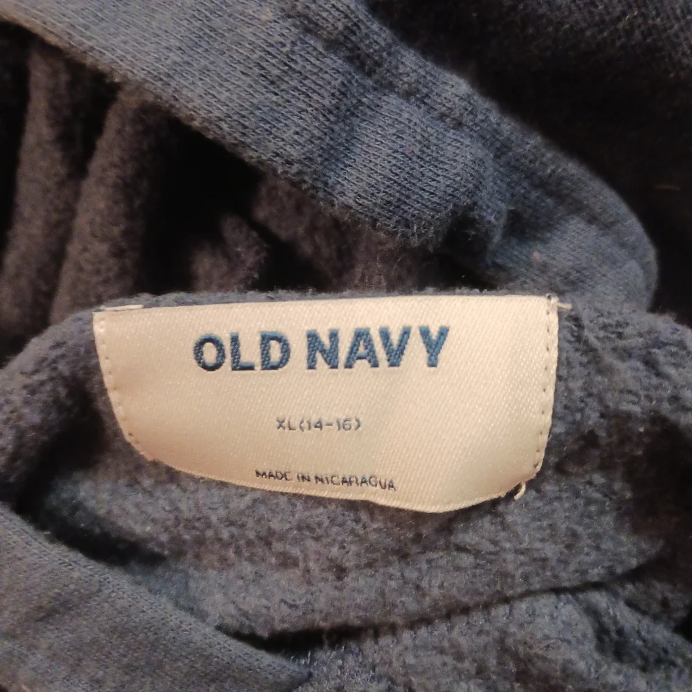 Kids Old Navy Super Mario Tie Dye Navy Sweatshirt Size XL 14-16